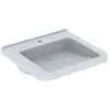 Image de Geberit, Lavabo, Keramag Renova n° 1 Comfort, lavabo, accessibile con sedia a rotelle, 600x550 mm, con foro per rubi (550 mm, 600 mm)
