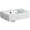 Image de Geberit, Lavabo, Lave-mains Renova Compact 40 x 25 cm blanc trou de robinetterie à droite 276140000 (250 mm, 400 mm)