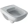 Image de Geberit, Cuvette toilettes + bidet, Keramag / Cuvette profonde Renova compact Square raclée blanc mural 206145000