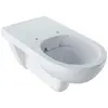 Image de Geberit, Cuvette toilettes + bidet, Keramag / WC profonds sans rebord Renova Comfort blanc mural 208570000