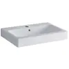Image de Geberit, Lavabo, Vasque à poser iCon 60 cm blanc avec Keratec émaillé 124560600 (485 mm, 600 mm)