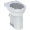Image de Geberit, Cuvette toilettes + bidet, Keramag Renova Nr. 1 Comfort WC au sol, chasse d'eau plate, surélevée, 6 l, sortie horizontale, 2