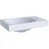 Image de Geberit, Lavabo, Acanto lave-mains asymetrique 40 cm droite sans trop-plein blanc 500635012 (250 mm, 400 mm)