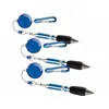 Image de Pearl : 3 stylos zip avec câble enrouleur et mousqueton