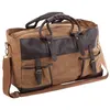 Image de XCase : Sac de voyage 30 L en toile avec bandoulière et 2 poches externes
