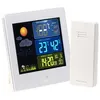 Image de Station météo & horloge radio-pilotée avec capteur extérieur FWS-260 - Blanc