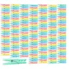 Image de Pearl : Pinces à linge en plastique 7 cm en 4 coloris - x200