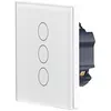 Image de Luminea Home Control : Triple interrupteur tactile connecté LHC-103.on