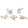 Image de Playtastic : 5 maquettes 3D en bois : mini-aéronefs - 33 pièces