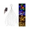 Image de Lunartec : Guirlande lumineuse effet cascade pour sapin de Noël, 320 LED, avec bluetooth & application
