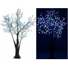 Image de Luminea : Arbre à LED, 180 cm avec 336 fleures lumineuses multicolores - IP44