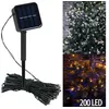 Image de Lunartec : Guirlande lumineuse solaire 22 m - 200 LED blanc chaud