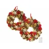 Image de Britesta : 2 couronnes de Noël sans fil avec 20 LED - 28 cm