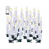 Image de Lunartec : 30 bougies LED sans fil avec télécommande XMS-35.r - Blanc