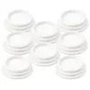 Image de Infactory : 8 amortisseurs de vibrations universels, coloris blanc