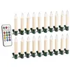 Image de Lunartec : 20 bougies de Noël à LED RVB avec télécommande infrarouge