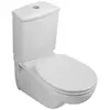 Image de Villeroy & Boch, Cuvette toilettes + bidet, WC surbaissé pour combinaison O.Novo blanc mural sans plinthe et sans cuvette de WC
