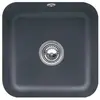 Image de Villeroy & Boch, Évier, Villeroy&Boch Evier, Evier de cuisine Cisterna 50 Graphite 445x445mm, Largeur meuble 50cm (Evier sous plan)