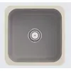Image de Villeroy & Boch, Évier, Villeroy&Boch Evier, Evier de cuisine Cisterna 50 Fossil 450x450mm, Largeur meuble bas 50cm (Evier sous plan, 44.50 cm, 44.50 cm)