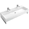 Image de Villeroy & Boch, Porte-serviettes + crochets pour serviettes, Porte-serviettes Memento 874942D7 acier inoxydable poli