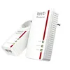 Image de AVM FRITZ!Powerline 1260E - WLAN Set - pont - GigE, HomePlug AV (HPAV) 2.0, IEEE 1901 - 802.11a/b/g/n/ac - Bi-bande - Branchement mural
