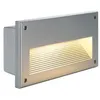 Image de Brick downunder e14 encastré, gris argent, max 40w, ip44