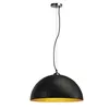 Image de FORCHINI PD-1 suspension, ronde, noir or, E27, max. 40W