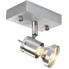 Image de ASTO 1 applique et plafonnier, alu brossé, GU10, max. 75W