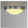 Image de Applique ronde en verre Melan D32 cm - Aluminium