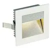 Image de Spot LED encastrable LED intégrée SLV Frame Curve 113292 blanc chaud 1 W blanc
