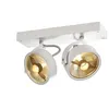 Image de KALU, 2 spots, QPAR111 plafonnier, blanc mat. ES111, max. 2x75W