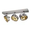 Image de KALU, 3 spots, QPAR111 plafonnier, alu brossé. ES111, max. 3x75W