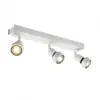 Image de PURI 3 plafonnier, blanc mat, GU10, max. 3x50W, anneau déco inclus