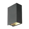 Image de Quad 2 xl applique carrée anthracite led, 2x3w, 3000k, up-down, ip44