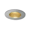 Image de Patta-1 encastré plafond rond alu brossé 12w, 3000k, 38°, alim incluse