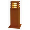 Image de Rusty led 40 carre, borne, fonte rouillée, led 3000k, ip55