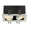 Image de KIT KADUX 2 LED, encastré carré, blanc, 15W, 3000K, 38°, alim incluse