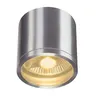 Image de Rox ceiling plafonnier, rond, alu brossé, qpar111, max. 50w - slv - aluminium brossé