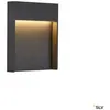 Image de Applique extérieure SLV FLATT anthracite avec LED intégrée, 14W, 3000K/4000K, IP65