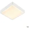 Image de Applique et plafonnier extérieur SLV AINOS, carré, blanc, LED, 17W, 3000K/4000K, IP65