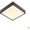 Image de Applique et plafonnier extérieur SLV AINOS, carré, anthracite, LED, 17W, 3000K/4000K, IP65