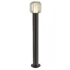 Image de Borne extérieure anthracite ovalisk 100 avec led interrupteur cct - slv
