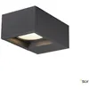 Image de Applique extérieure ESKINA FRAME, simple, anthracite, LED, 15W, 3000/4000K, IP65, interrupteur CCT