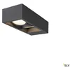 Image de Applique extérieure ESKINA FRAME, double, anthracite, LED, 27W, 3000/4000K, IP65, interrupteur CCT
