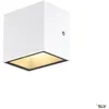 Image de Applique extérieure SLV SITRA CUBE Up/Down blanc avec LED intégrée - Taille S - 12 cm