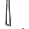 Image de Borne extérieure SLV BOOKAT anthracite avec LED intégrée pour éclairage extérieur