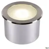Image de Encastré de sol extérieur SLV DASAR FLAT 120, inox, LED, 7W, IP65/IP67, inox 304 - 3000K