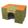 Image de 650g JR Farm Maison en foin et carottes grand modèle pour rongeur et lapin