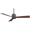 Image de Fanimation Ventilateur de plafond Zonix Bronze 137 cm avec interrupteur mural, Ventilateur, Bronze, Marron