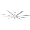 Image de Ventilateur de plafond très grand taille moderne DC 220 cm, laqué blanc, CASAFAN BIG SMOOTH TS